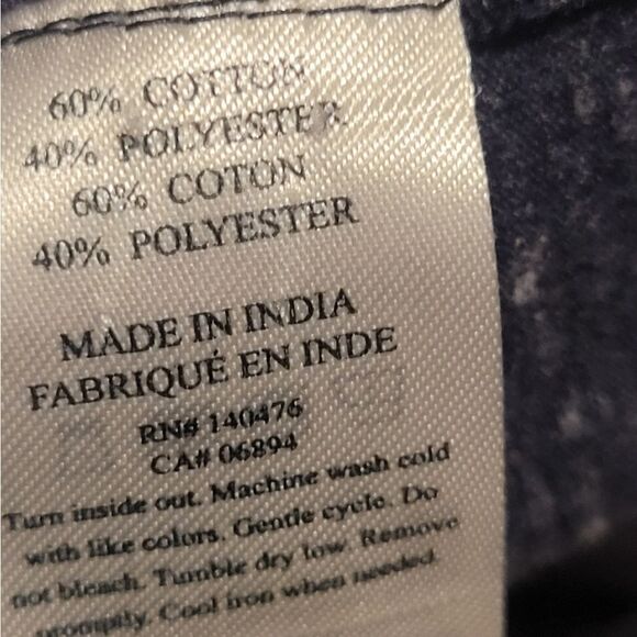 Faherty Polo Shirt Men's Size L Short Sleeve Luxe Blue Heather Performance Light - Picture 10 of 11